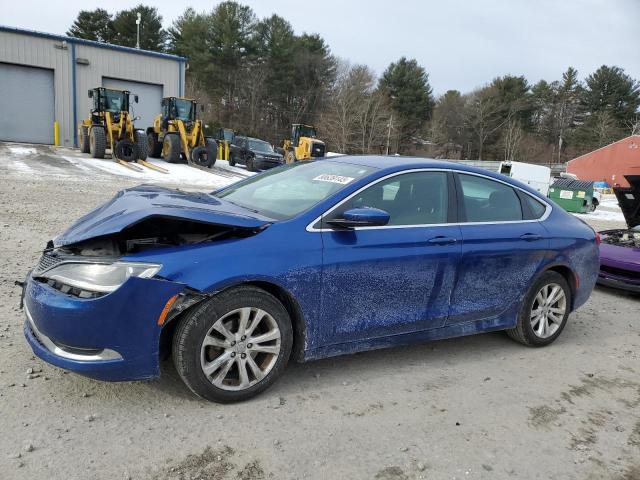 CHRYSLER 200 LIMITE 2015 blue  gas 1C3CCCABXFN590617 photo #1