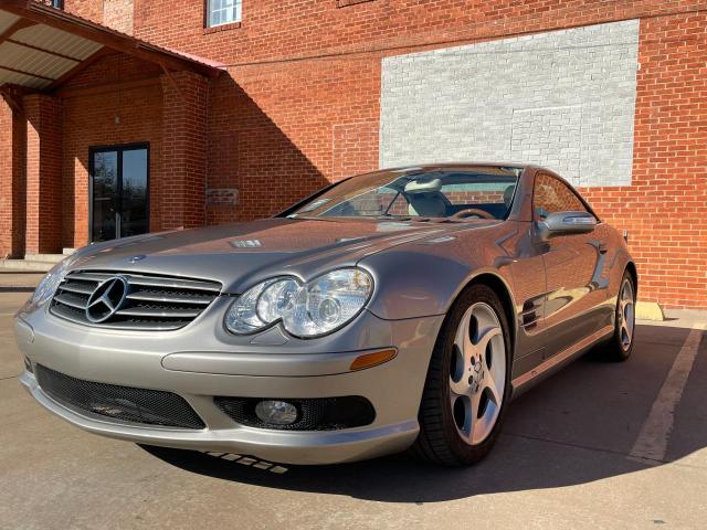 MERCEDES-BENZ SL 500 2005 gray roadster gas WDBSK75F85F105932 photo #3