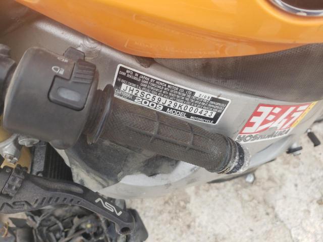 2009 HONDA CBR1000 RR JH2SC59J29K000423