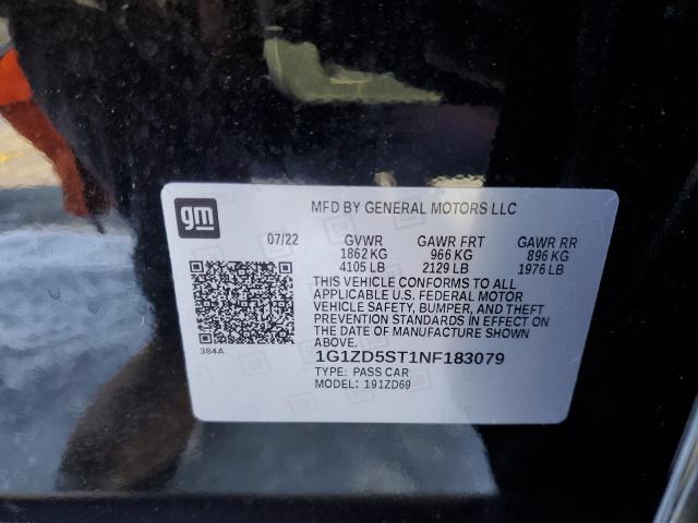 2022 CHEVROLET MALIBU LT - 1G1ZD5ST1NF183079