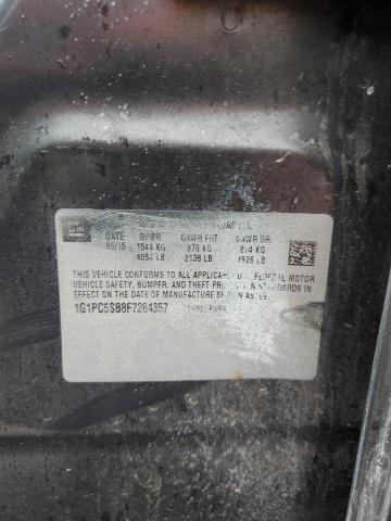 2015 CHEVROLET CRUZE LT - 1G1PC5SB8F7284357