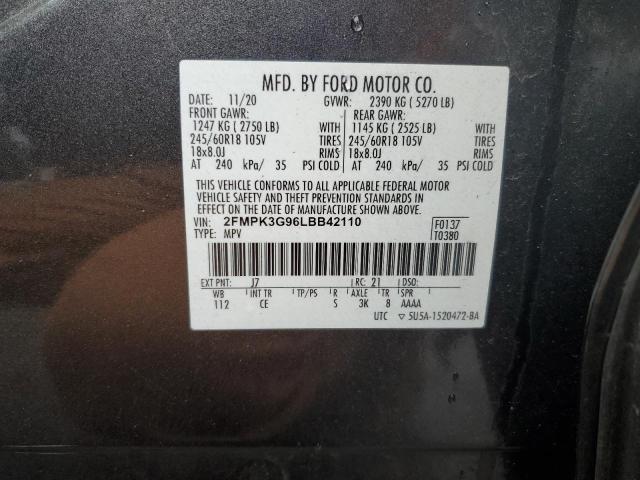 2020 FORD EDGE SE - 2FMPK3G96LBB42110