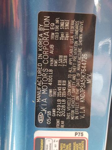 2019 KIA SOUL + - KNDJP3A51K7644726