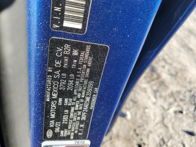 2021 KIA FORTE FE - 3KPF24AD5ME359399