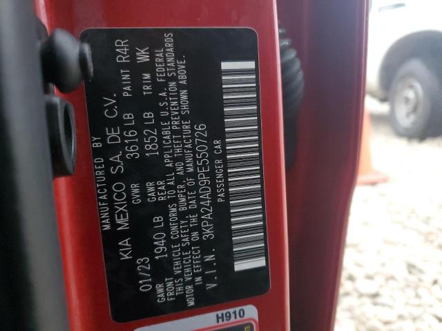 2023 KIA RIO LX 3KPA24AD9PE550726