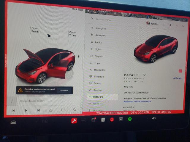 2023 TESLA MODEL Y - 7SAYGAEE8PF942790