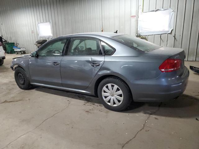 VOLKSWAGEN PASSAT S 2013 gray sedan 4d gas 1VWAH7A37DC150607 photo #3