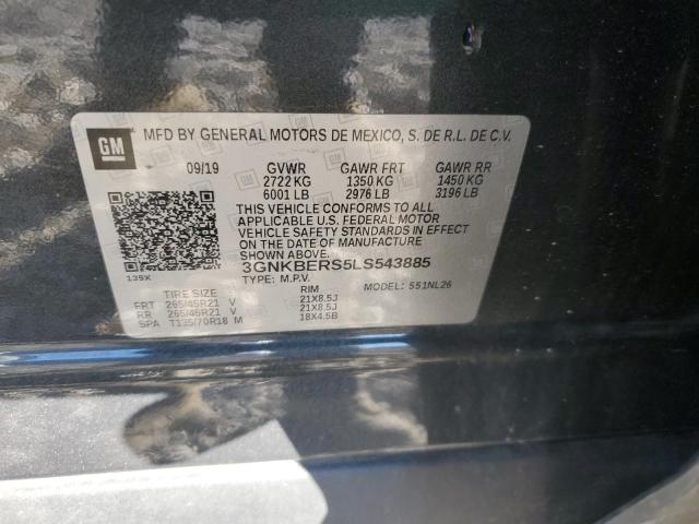 2020 CHEVROLET BLAZER RS - 3GNKBERS5LS543885