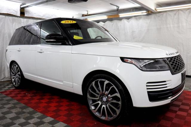 LAND ROVER RANGE ROVE 2021 white  gas SALGR2SU9MA433518 photo #1