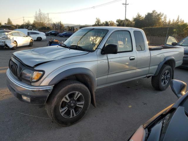 TOYOTA TACOMA XTR 2002 silver  gas 5TESM92N02Z138246 photo #1