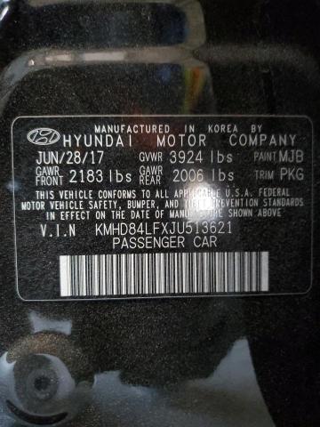 2018 HYUNDAI ELANTRA SE - KMHD84LFXJU513621
