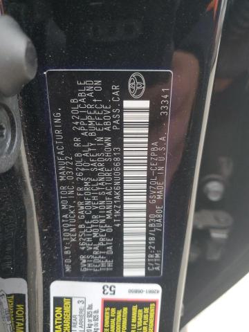 2022 TOYOTA CAMRY TRD - 4T1KZ1AK6NU066813