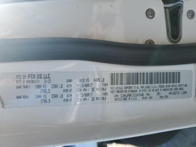 2015 JEEP PATRIOT SP 1C4NJPBA1FD247448