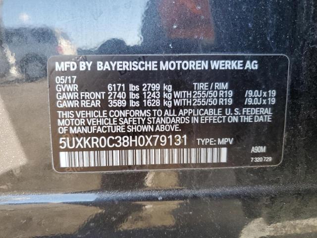 2017 BMW X5 XDRIVE3 - 5UXKR0C38H0X79131