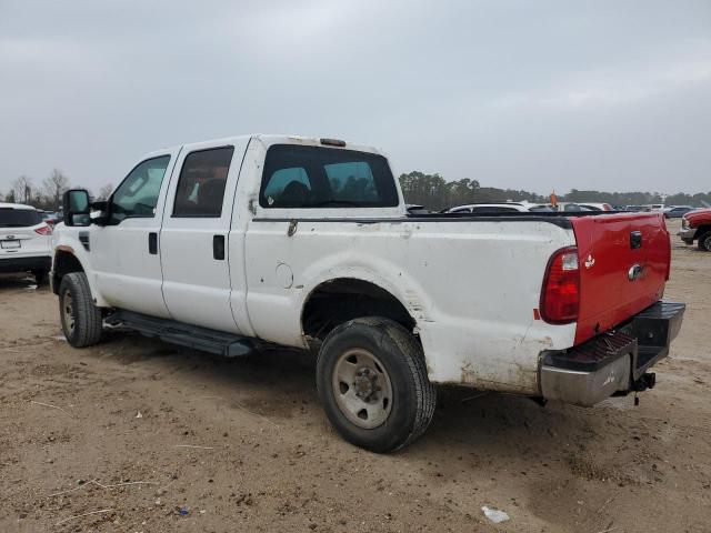 FORD F250 SUPER 2009 white crew pic gas 1FTSW21599EA53714 photo #4