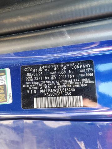 2023 HYUNDAI ELANTRA LI - KMHLP4AG3PU618486