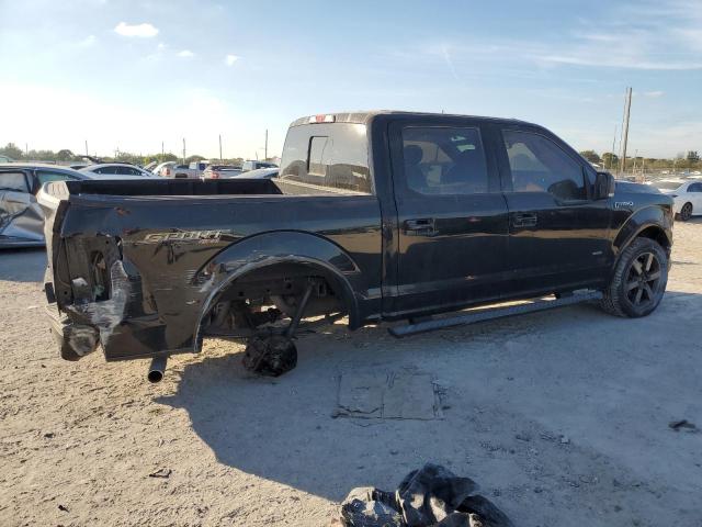 FORD F150 SUPER 2017 black  gas 1FTEW1EG7HKE46954 photo #4