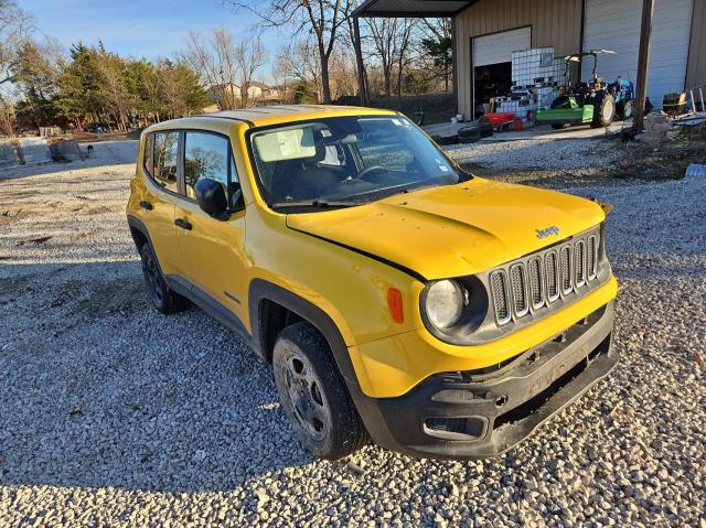 JEEP RENEGADE S 2017 yellow  gas ZACCJBAB3HPF99181 photo #1