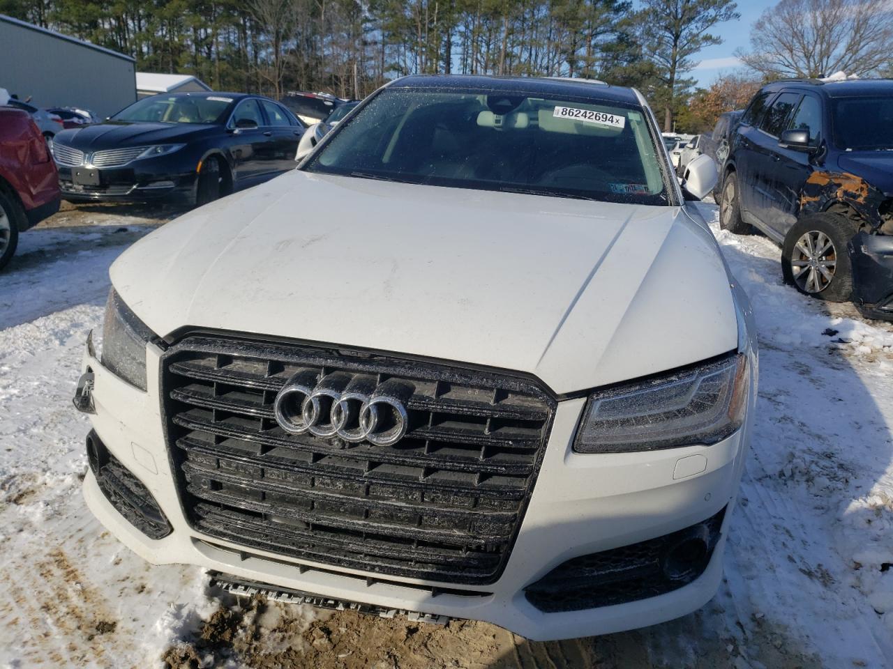 Lot #3050596108 2017 AUDI A8 L QUATT