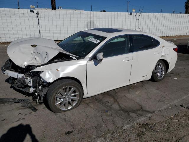 LEXUS ES 300H 2017 white  hybrid engine JTHBW1GG9H2140921 photo #1