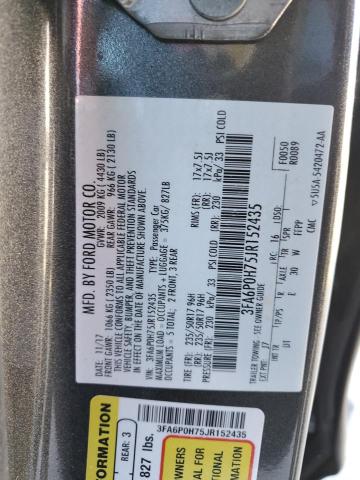 2018 FORD FUSION SE - 3FA6P0H75JR152435