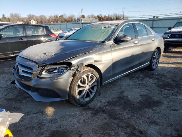 MERCEDES-BENZ C 300 4MAT 2017 gray  gas 55SWF4KB0HU207305 photo #1