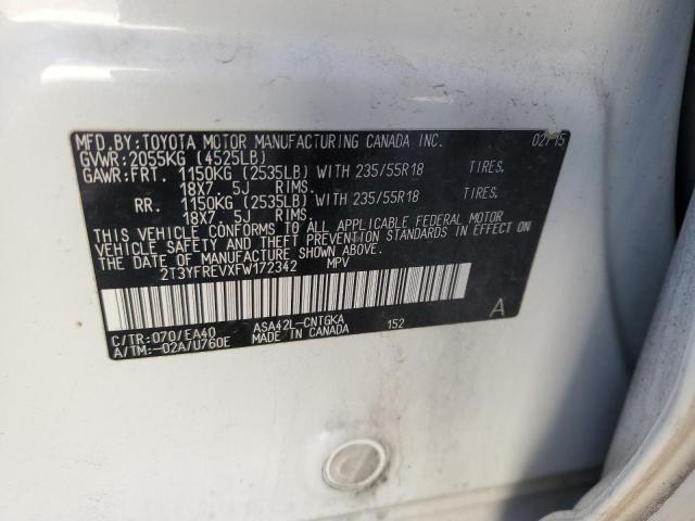 2015 TOYOTA RAV4 LIMIT - 2T3YFREVXFW172342