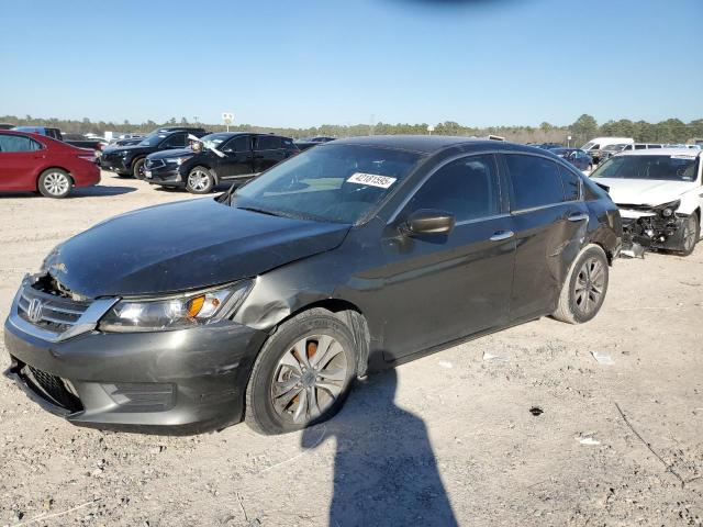 HONDA ACCORD LX 2013 gray sedan 4d gas 1HGCR2F30DA024087 photo #1