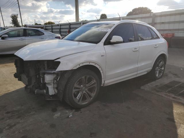 AUDI Q3 PREMIUM 2018 white  gas WA1BCCFS4JR016932 photo #1