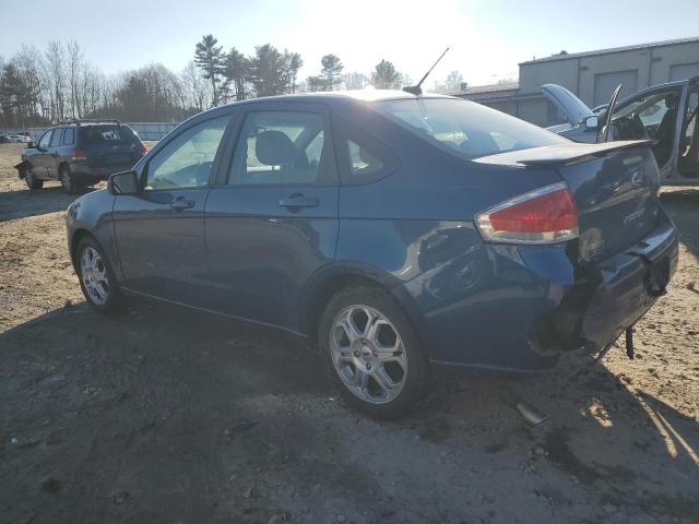 FORD FOCUS SES 2009 blue sedan 4d gas 1FAHP36NX9W139300 photo #3