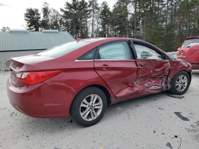 HYUNDAI SONATA GLS 2011 maroon  gas 5NPEB4AC0BH029732 photo #4