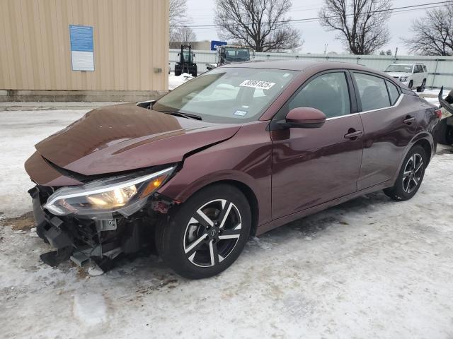 NISSAN SENTRA SV 2024 maroon  gas 3N1AB8CV6RY314908 photo #1