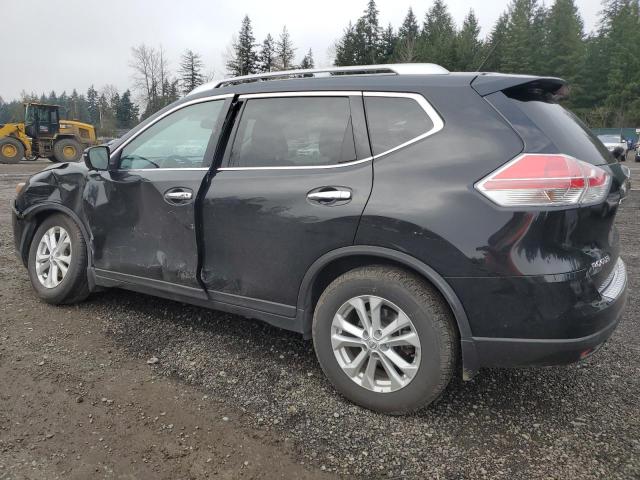 NISSAN ROGUE S 2016 black  gas KNMAT2MT6GP729360 photo #3