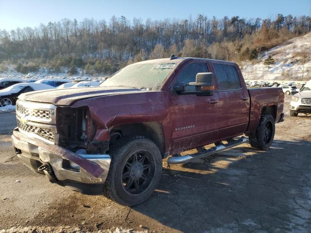 CHEVROLET SILVERADO 2015 maroon  gas 3GCUKREC9FG186211 photo #1