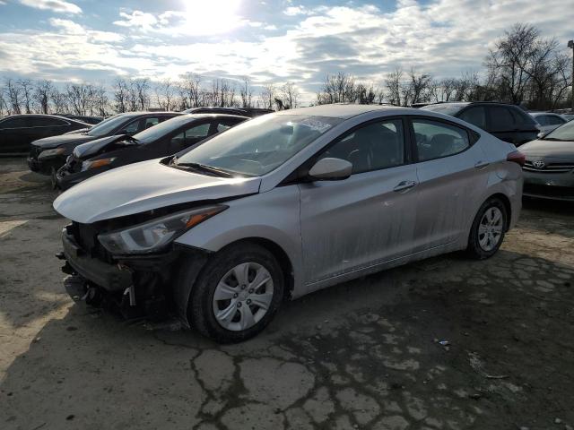 HYUNDAI ELANTRA SE 2016 silver  gas 5NPDH4AE9GH783120 photo #1