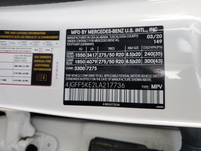 2020 MERCEDES-BENZ GLS 450 4M - 4JGFF5KE2LA217736