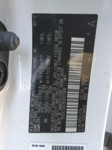 2017 TOYOTA SIENNA XLE - 5TDYZ3DCXHS827608
