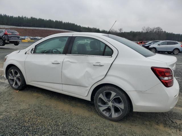 CHEVROLET SONIC PREM 2018 white  gas 1G1JF5SB2J4138821 photo #3