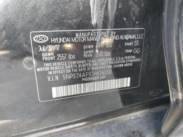 2018 HYUNDAI SONATA 5NPE24AF9JH626550