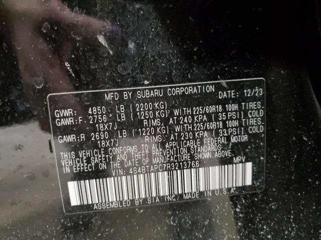 2024 SUBARU OUTBACK TO 4S4BTAPC7R3213766