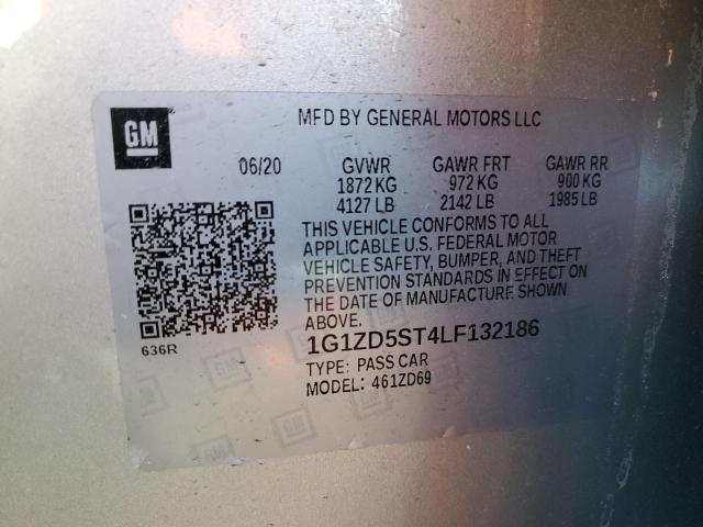 2020 CHEVROLET MALIBU LT 1G1ZD5ST4LF132186