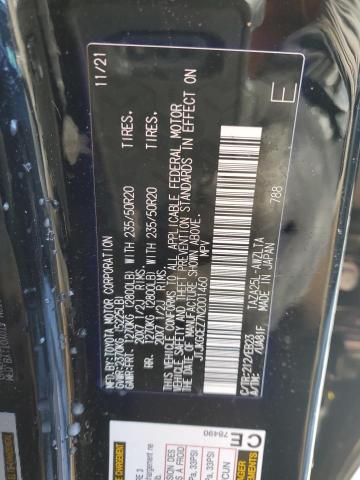 2022 LEXUS NX 350 JTJKGCEZ7N2001460