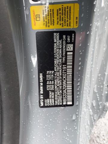 2022 BMW M4 COMPETI - WBS33AZ09NCK07191