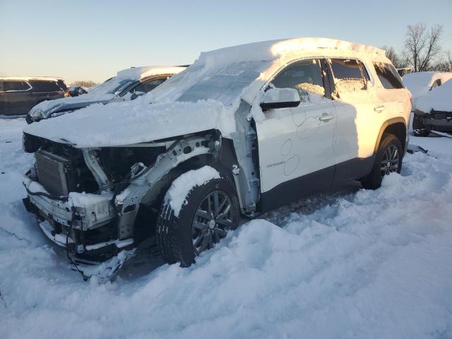 GMC ACADIA SLT 2018 white  gas 1GKKNULS1JZ217508 photo #1