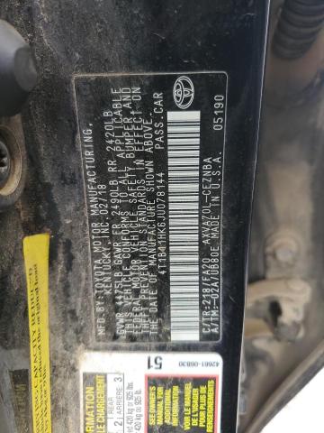 2018 TOYOTA CAMRY L - 4T1B11HK6JU078144