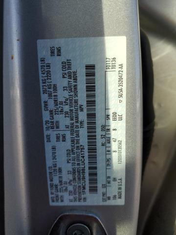 2020 FORD ESCAPE SEL - 1FMCU9H98LUC41757