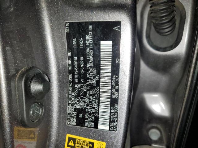 2016 TOYOTA HIGHLANDER - 5TDJKRFH9GS258556