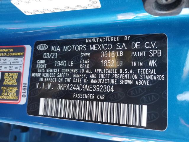 2021 KIA RIO LX - 3KPA24AD9ME392304