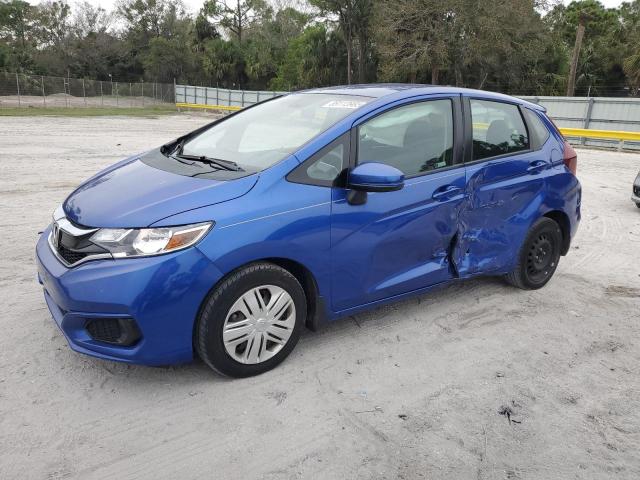 HONDA FIT LX 2019 blue  gas 3HGGK5H49KM727510 photo #1