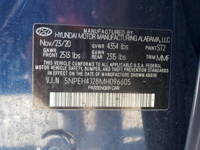2021 HYUNDAI SONATA LIM - 5NPEH4J28MH096605